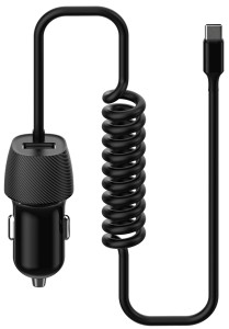 PLATINET Ładowarka USB samochodowa 45483 3,4A PLCRSC gniazdo USB + kabel USBC