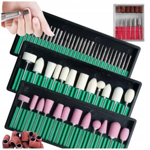 Zestaw Frezów do paznokci DA559 117 sztuk