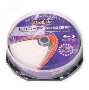 OMEGA BD-R x6 25GB PRINT FF c-10 40877 44093