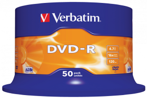 Verbatim DVD-R x16 4,7GB AZO c-50 43548