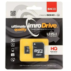 IMRO Micro SDXC 64GB class 10 UHS-3 MicroSD10/64G