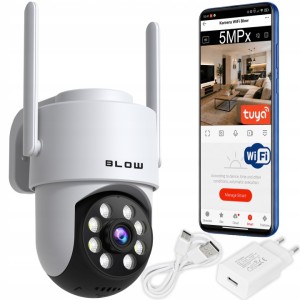 BLOW Kamera IP WiFi HD 5MP 78-685 T135 TUYA zewnętrzna obrotowa