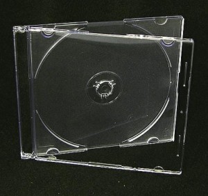 Pudełko SLIM CD/DVD 5,2mm Clear/Mat