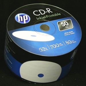 HP CD-R x52 700MB PRINT s-50 14223