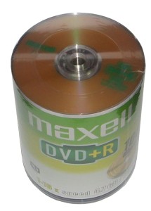 MAXELL DVD+R x16 4,7GB s-100 275737.30.TW