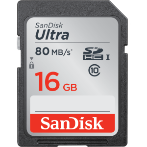 SanDisk SDHC 16GB Ultra 80MB/s class10 SDSDUNC-016G-GN6IN