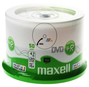 MAXELL DVD+R x16 4,7GB PRINT FF c-50 275702.30.TW
