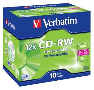 Verbatim CD-RW x8-12 JB 1szt.