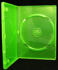 Pudełko 1xDVD Zielone 14mm XBOX360 PL