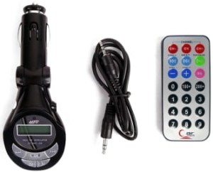 Transmiter Samoch LCD OG15 OG15B SD/MMC czarny + pilot