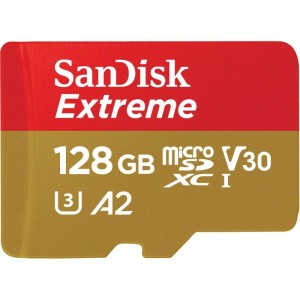 SanDisk Micro SDXC 128GB 160/90MBEXTREME SDSQXA1-128G-GN6MA  c10 A2 V30 U3
