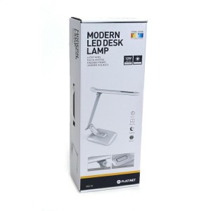 PLATINET Lampka Led 12W +6W USB PDL70 43830 LAMP 12W + 6W USB CHARGER BIAŁA