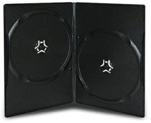Pudełko 2xDVD SLIM Czarne 7mm op-50