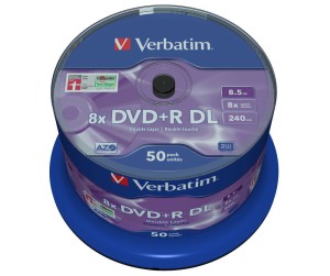 Verbatim DVD+R DL x8 8,5GB c-50 97000AZO