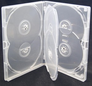 Pudełko 5xDVD AMARAY Clear 14mm HQ AMARAY